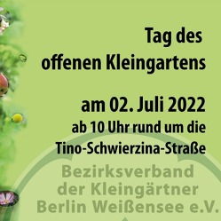 Tag des offenen Kleingartens 2022 in Weißensee    