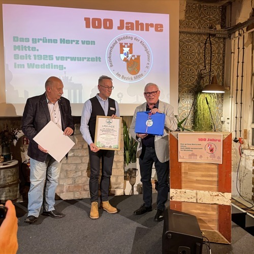 100 Jahre Bezirksverband Wedding &ndash; R&uuml;ckblick auf eine stimmungsvolle Festveranstaltung